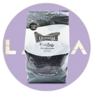 Depimiel Cera en Perlas Negra 400 grs