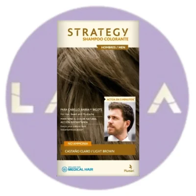 Strategy Shampoo Colorante 5 minutos Kit Castaño Claro