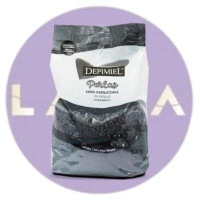 Depimiel Cera en Perlas Negra 800 grs