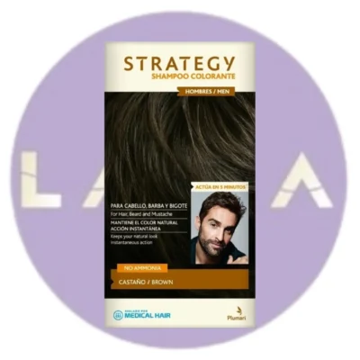 Strategy Shampoo Colorante 5 minutos Kit Castaño