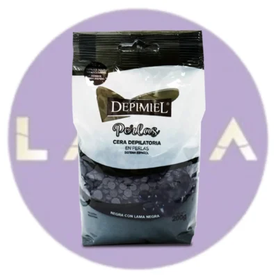 Depimiel Cera en Perlas Negra 200 grs