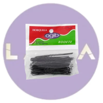 H36 OGIB Horquillas Negras x 36u
