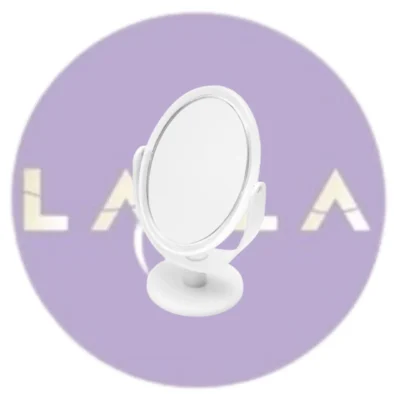 E144 Espejo C/Pie Acrílico Ovalado N°144